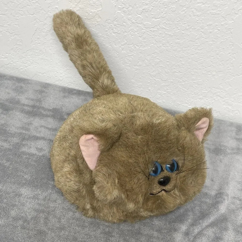 VTG 1985 Axlon Petster Robotic Cat Plush Sound Activated, Untested, For Parts